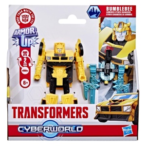 Transformers Cyberworld Robot Bumblebee Blindat Transformabil - Img 1