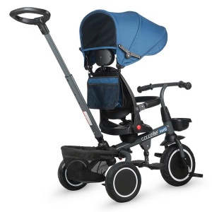 Tricicleta multifunctionala Coccolle Venti Navy blue - Img 5
