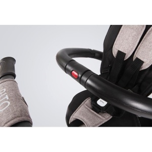 Tricicleta pliabila pentru copii QPlay Rito Gri - Img 4