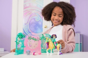Unicorn Academy Set Papusa Ava Si Unicornul Leaf Cu Accesorii - Img 2