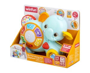 Winfun Jucarie De Tras Elefant Cu Sunete Si Lumini - Img 2