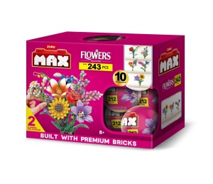 Zuru Max - Set de constructie, Flori de gradina, diverse modele - Img 2