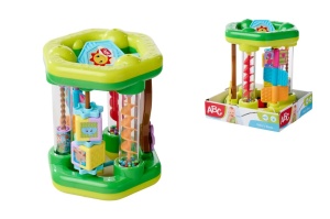 Abc Jucarie Hexagon Cu Activitati Pentru Bebelusi 18Cm - Img 2