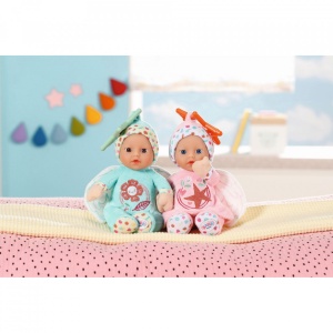 Baby Born - Bebelus Ingeras 18 Cm Cu Hainute Roz Sau Albastre - Img 2