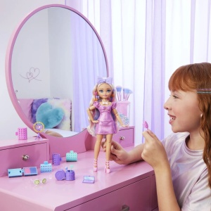 Barbie Dream Besties Set Papusa Barbie Malibu Pregateste-Te Cu Barbie - Img 2