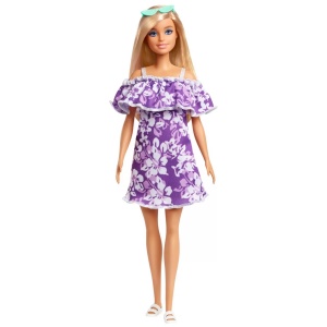 Barbie Travel Papusabarbie Aniversare 50 De Ani Malibu Blonda - Img 5