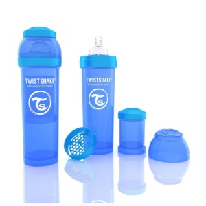 Biberon Twistshake Anti - Colici 330 ml Albastru - Img 2