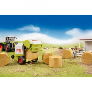 Bruder - Accesorii - 4 Baloti Rotunzi De Fan Pentru Class Rolland 250 - Img 3