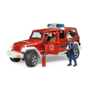 Bruder - Jeep Wrangler Unlimited Rubicon De Pompieri Cu Figurina - Img 2