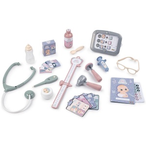 Centru de ingrijire pentru papusi Smoby Baby Care Center albastru cu accesorii - Img 3