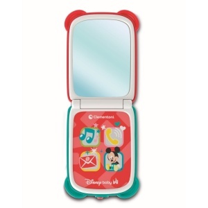 Clementoni - Telefon flip Mickey Mouse care dezvolta abilitatile motorii fine si simtul tactil - Img 2