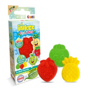 Craze - Bombe de baie Inkee 3 buc asortate in forma de fructe - Img 1