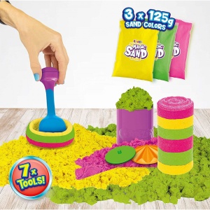 Craze - Nisip Kinetic - Set Joaca Neon - Img 4