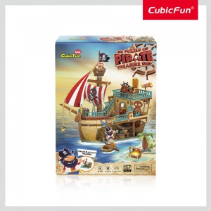 Cubic Fun - Puzzle 3D Nava Comorilor 157 Piese - Img 2