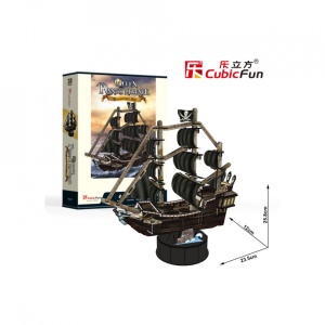 Cubic Fun - Puzzle 3D Nava Queen Anne 100 Piese - Img 9