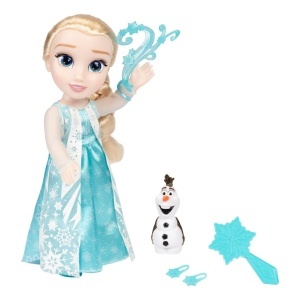 Disney Frozen - Papusa Elsa cu functii, 38 cm - Img 4