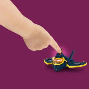 Fisher Price Batwheels Set 2 Masinute Cu Lumini Redbird Si Batwing Scara 1:55 - Img 4