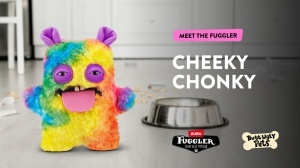 Fuggler - Jucarie de plus, 23 cm - Ciudateii animale uratele, Cheeky Chonky - Img 2