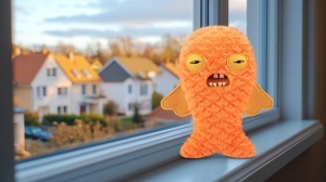 Fuggler - Jucarie de plus, 23 cm - Ciudateii animale uratele, Cod Father - Img 3