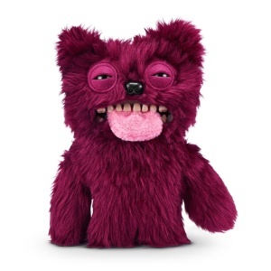 Fuggler - Jucarie de plus, 23 cm - Ciudateii cu par, Sir Belch - Hairy Tongue - Red
