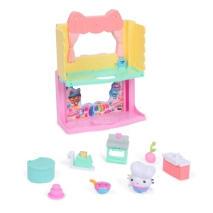 Gabbys Dollhouse Filmul Camere Pentru Casa De Papusi A Lui Gabby Bucatarie Cu Figurine Si Accesorii - Img 2