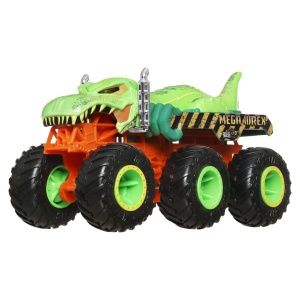 Hot Wheels Monster Truck Big Rigs Masinuta Metalica Cu 6 Roti Mega-Wrex Scara 1 La 64 - Img 3