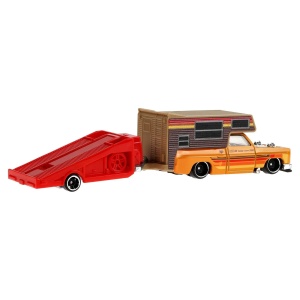 Hot Wheels Track Fleet Masina Flota Chevy Silverado Driftcation Scara 1 La 64 - Img 3