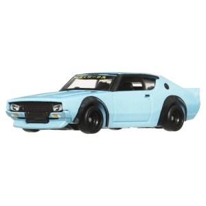Hot Wheels Transportator Fleet Flyer Cu Masinuta Nissan Skyline 2000 Gt-R Lbwk Scara 1:64 - Img 6