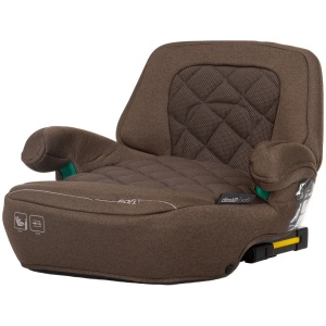Inaltator auto Chipolino Safy I-Size 125-150 cm macadamia cu sistem Isofix - Img 1