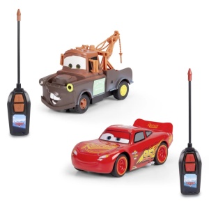 Jada Cars Set 2 Masinute Cu Telecomanda Fulger Mcqueen Si Mater Scara 1:32 - Img 2