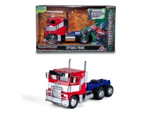 Jada Transformers T7 Optimus Prime 1 Camion Metalic Scara 1:24 - Img 5
