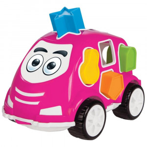 Jucarie cu sortator Pilsan Car pink - Img 3