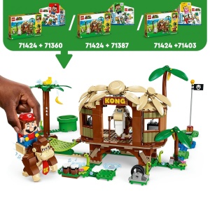 LEGO Super Mario - Set de extindere - Casa din copac a lui Donkey Kong (71424) - Img 7