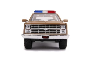 Macheta Metalica 1980 Chevy Police K5 Scara 1 La 24 - Img 9