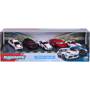 Majorette Set 5 Masinute Metalice Toyota Racing Scara 1 La 64