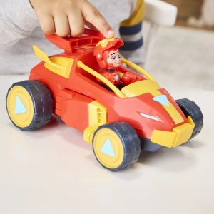 Marvel Iron Man Si Prietenii Sai Uimitori Set Vehicul 2 In 1 Si Figurina Iron Man - Img 5