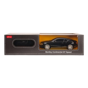 Masina Cu Telecomanda Bentley Continental Gt Negru Cu Scara 1 La 24