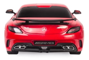 Masina Cu Telecomanda Mercedes-Benz Sls Amg Rosu Cu Scara 1 La 18 - Img 6