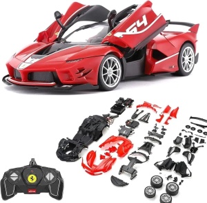 Masinuta Construibila Cu Telecomanda Ferrari Fxxk Evo Scara 1 La 18 - Img 3