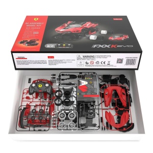 Masinuta Construibila Cu Telecomanda Ferrari Fxxk Evo Scara 1 La 18 - Img 7