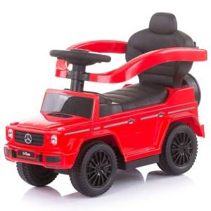 Masinuta de impins Chipolino Mercedes G350 red cu maner si copertina - Img 3