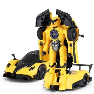 Masinuta Metalica Convertibila Pagani Zonda R Galben Cu Scara 1 La 32 - Img 2