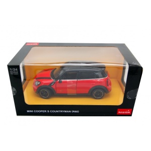 Masinuta Metalica Minicooper Rosu Scara 1 La 24 - Img 2