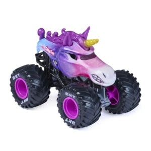 Monster Jam Legacy Trucks Masinuta Metalica Sparkle Smash Scara 1 La 64 - Img 2