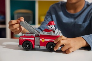 Patrula Catelusilor Set Vehicul De Baza Masina De Pompieri Si Figurina Marshall - Img 3
