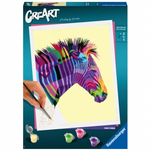 Pictura Pe Numere - Zebra - Img 3