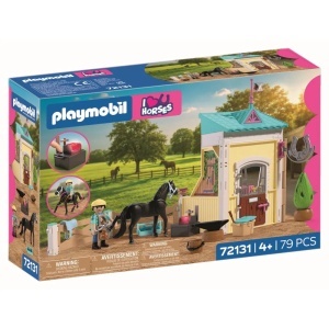Playmobil - Jucarie de rol Grajd mic cu potcovar - Img 3
