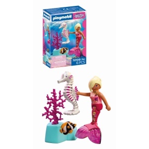 Playmobil - Jucarie de rol Sirena si calut de mare