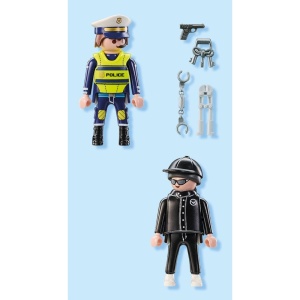 Playmobil - Set 2 figurine Politist si hot - Img 5