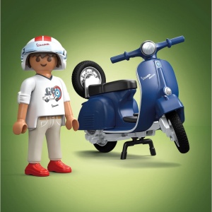 Playmobil - Vespa albastra cu un barbat - Img 4